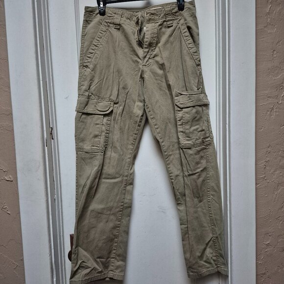 Wrangler Relaxed Fit Tan Cargo Pants - 100% cotton - 30 X 32 - Picture 1 of 4